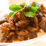 Cerdo frito con pimienta, cocina tailandesa