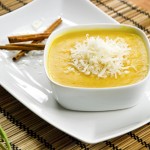 Pudding calabaza, postre tailandés, cocina tailandesa