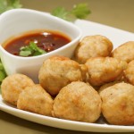 Albondigas de cerdo fritas, Albondigas de cerdo, albóndigas tailandesa, cocina tailandesa