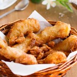 Platano frito estilo thai, Platano frito estilo, postre tailandés, cocina thailandesa, dulce tailandés