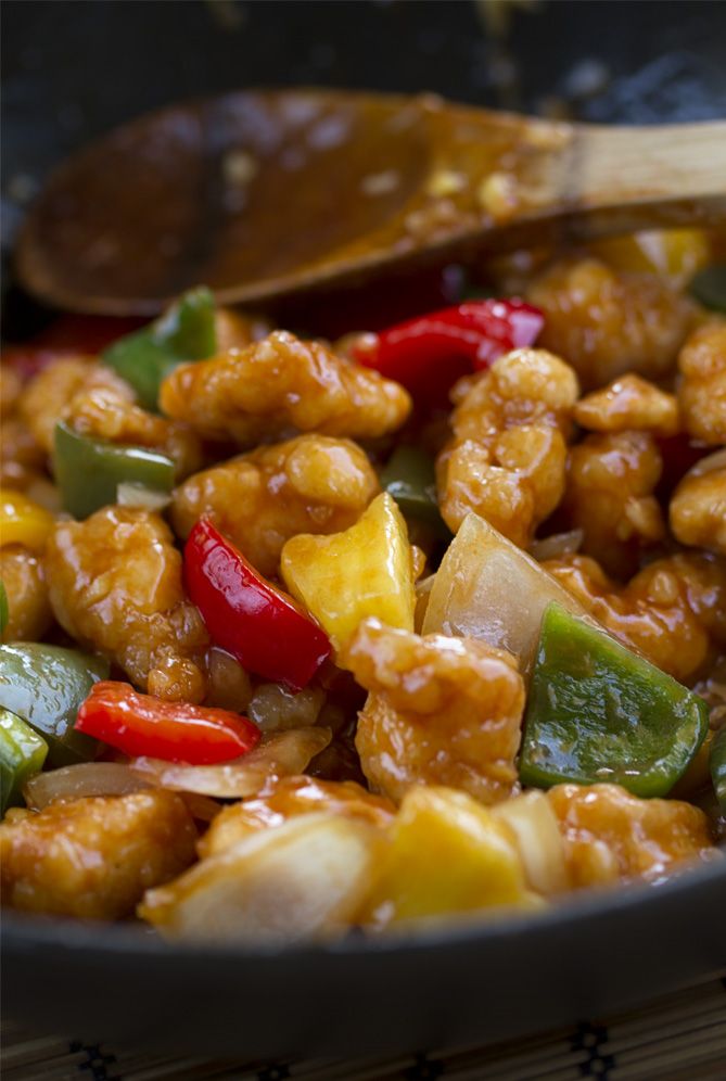 Pollo Agridulce, salsa agridulce, comida china, cocina china, cocina asiática