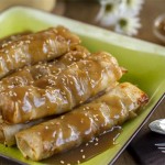 Roll de plátano, plátano, rollitos, cocina tailandesa, cocina asiática