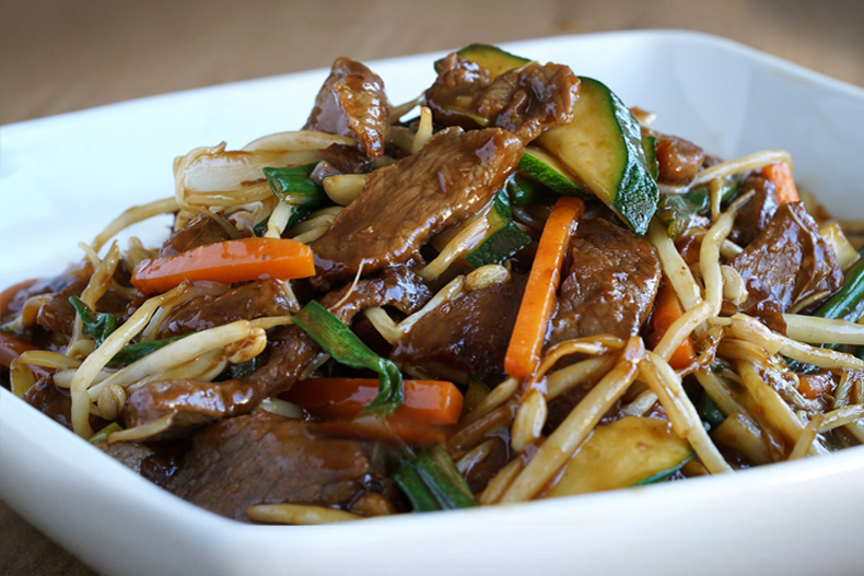 Chop suey de ternera, chop suey receta, cocina china, cocina asiatica