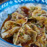 wonton estilo sichuan, wonton, wonton picante, wonton chino, receta de wonton, receta de wonton chino, wonton con salsa picante,