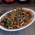 Salteado chino de carne con pimiento verde, Salteado de carne, Salteado chino, comida china